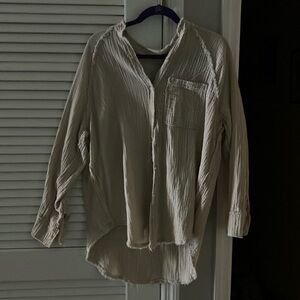 Aerie Oversized Button Down Shirt